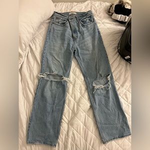 Light Washed Abercrombie and Fitch Jeans